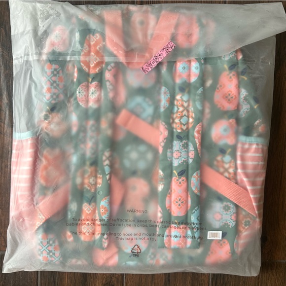 Matilda Jane Backpack Green Pink Blue Cece Apple Just Imagine School Travel Bag - Picture 3 of 3